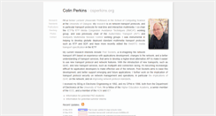 Desktop Screenshot of csperkins.org